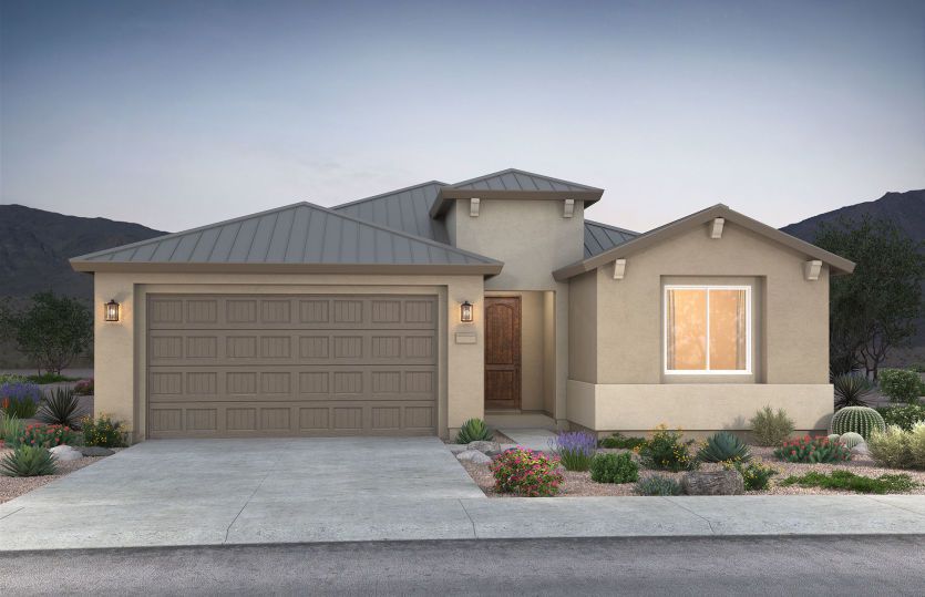 Single-story Tifton Walk floorplan shown in Elevation A with a two-car garage.
