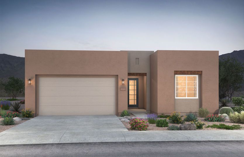 Single-story Tifton Walk floorplan shown in pueblo Elevation C.
