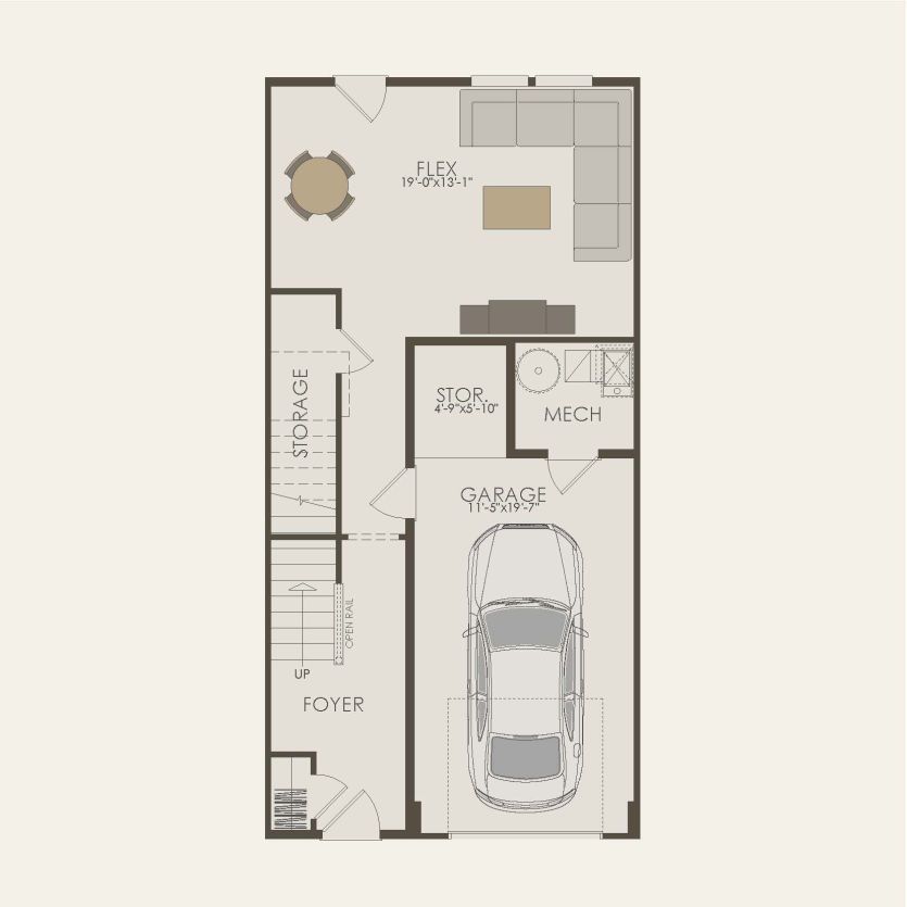 Eagleton with Rooftop Terrace floor plan