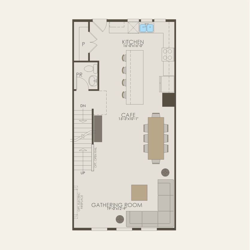 Second Floor 3 br / 2 ba