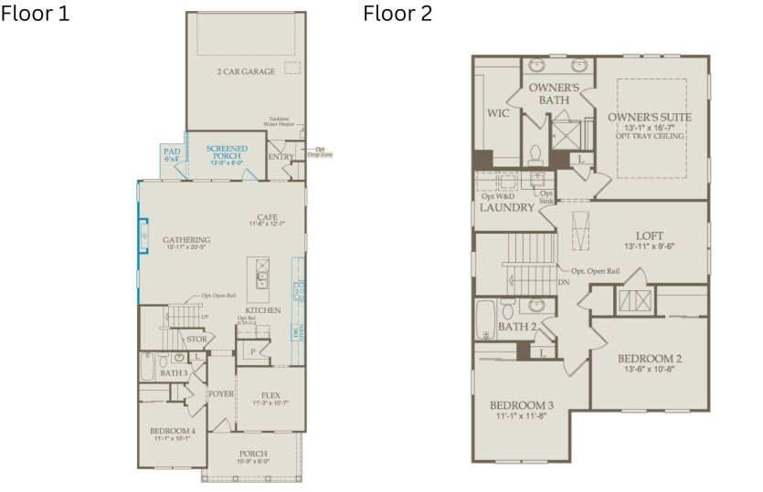 Floor Plan Level 1 & Level 2
