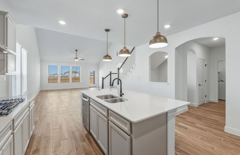 Kitchen Open to the Gathering Space