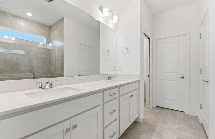 Owner's Bath with Dual Sinks