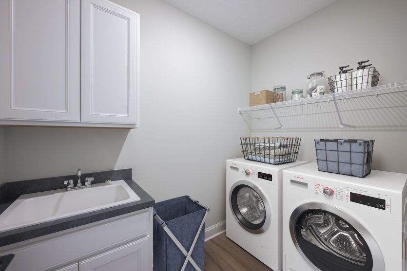 Laundry Room with Plenty of Storage