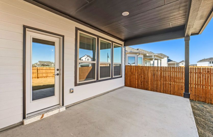 Covered Back Patio