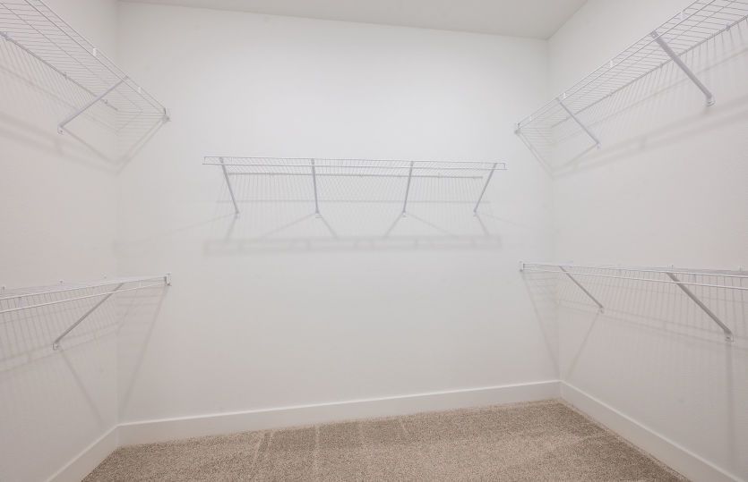 Spacious Owner's Walk-In Closet