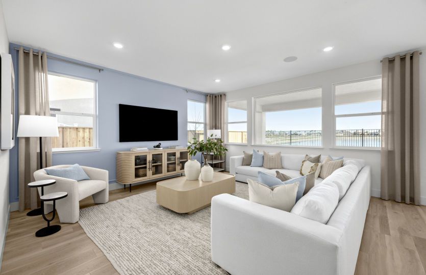 Light-filled gathering room