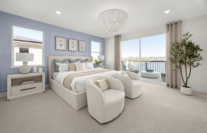 Owner's suite with private patio access
