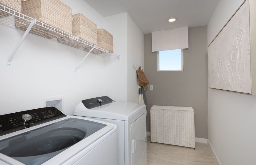 Convenient Laundry Room