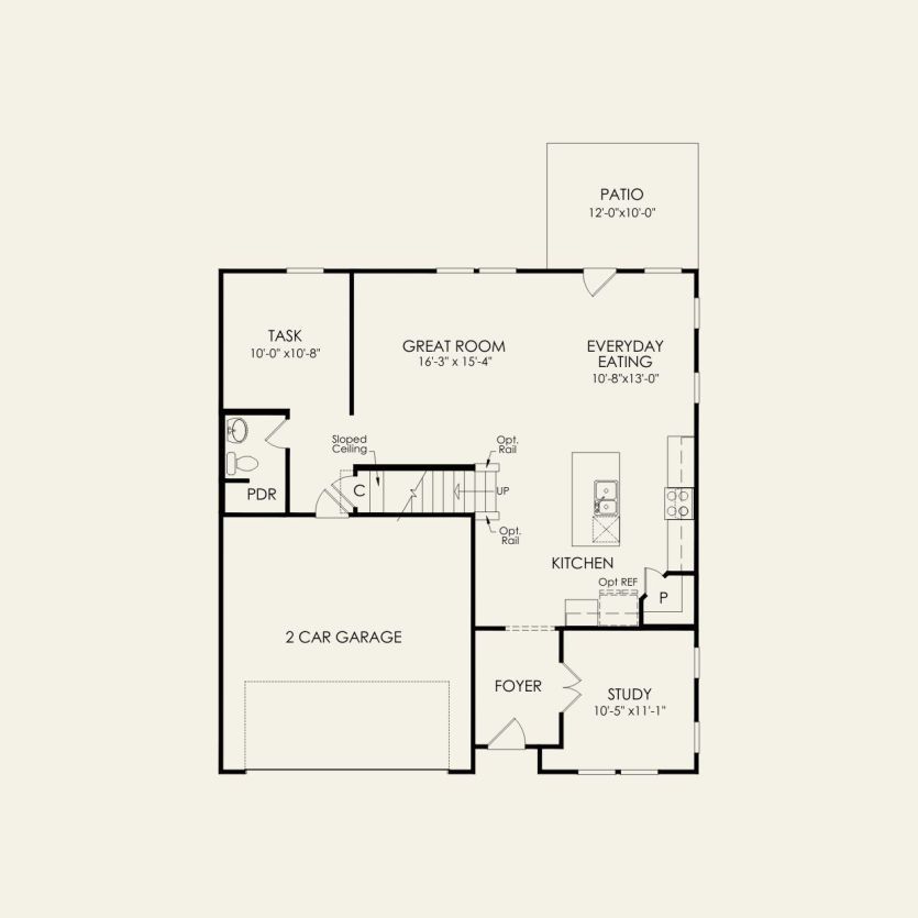 First Floor 4 br / 2 ba