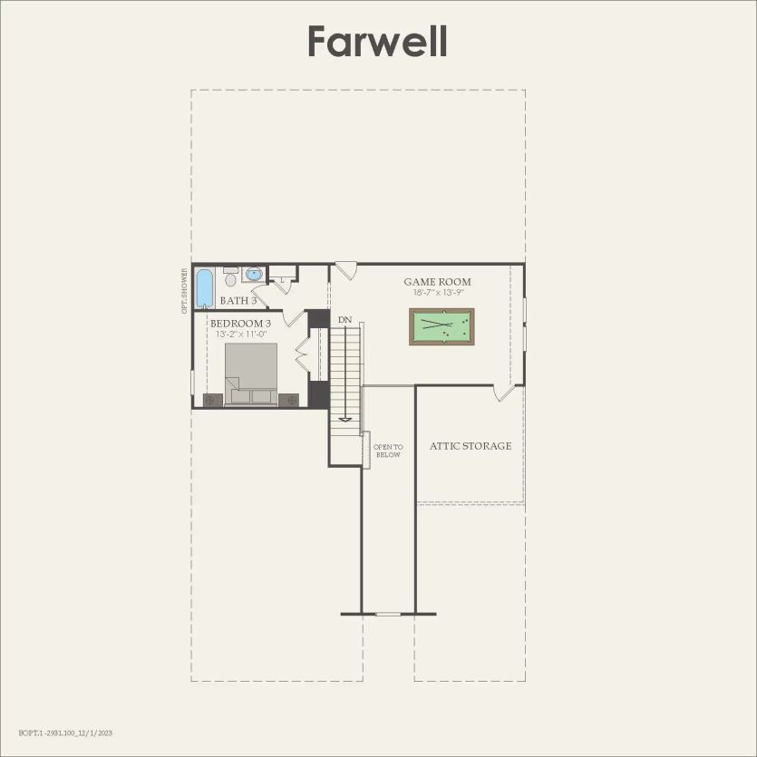 Second Floor 3 br / 3 ba