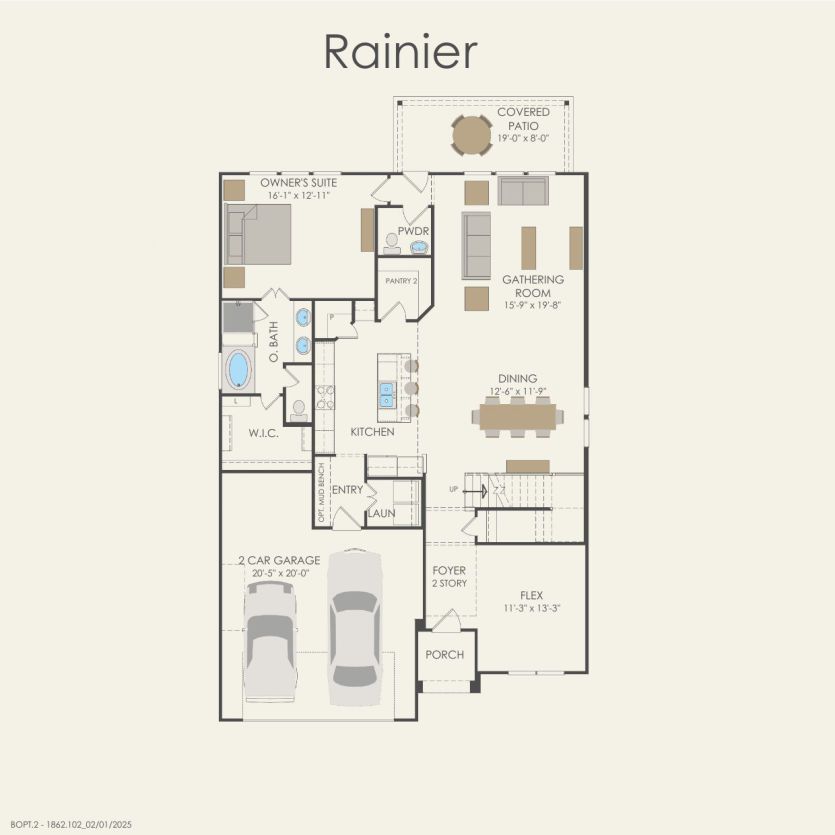 First Floor 4 br / 2.5 ba