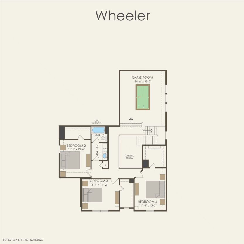 Second Floor 4 br / 2.5 ba