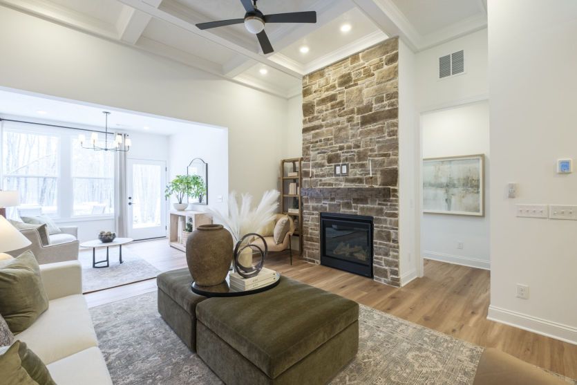 Gathering Room with Fireplace