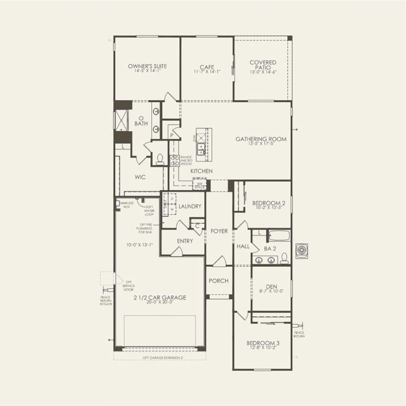 First Floor 3 br / 2 ba