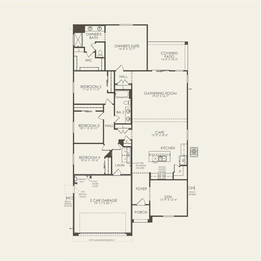 First Floor 4 br / 2 ba
