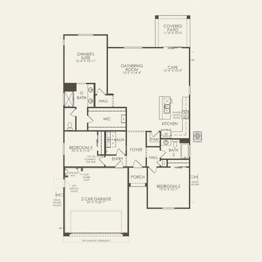 First Floor 3 br / 2 ba
