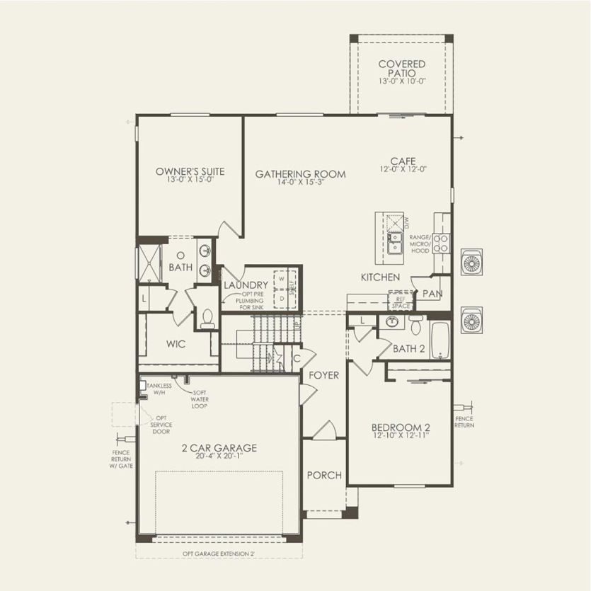 First Floor 5 br / 3 ba