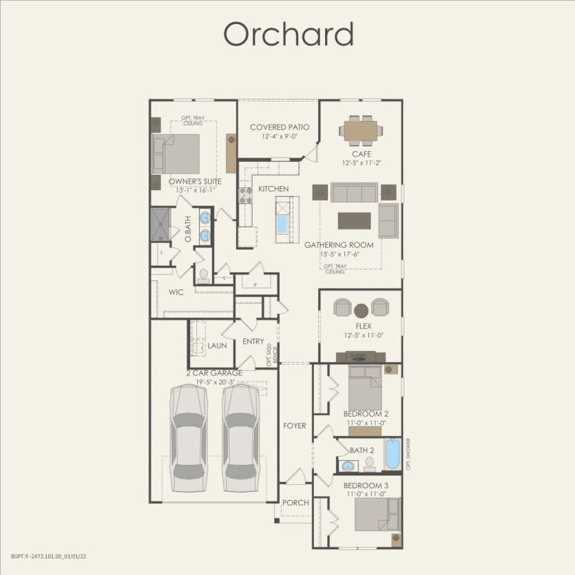 First Floor 3 br / 2 ba