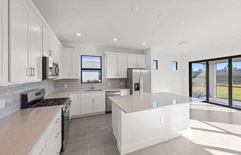 Chef-inspired kitchen with designer finishes