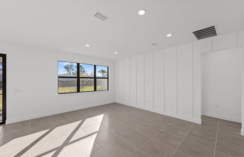 Spacious gathering room