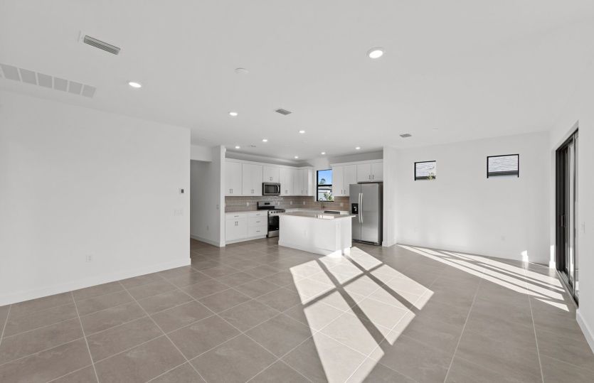 Enjoy natural lighting in the gathering room