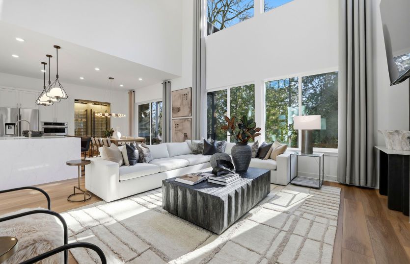 Expansive gathering room