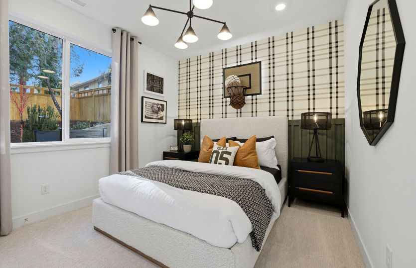 Spacious secondary bedrooms