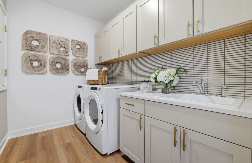 Laundry with extra storage