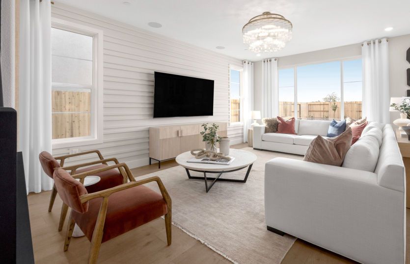 Gathering room with an abundance of natural light
