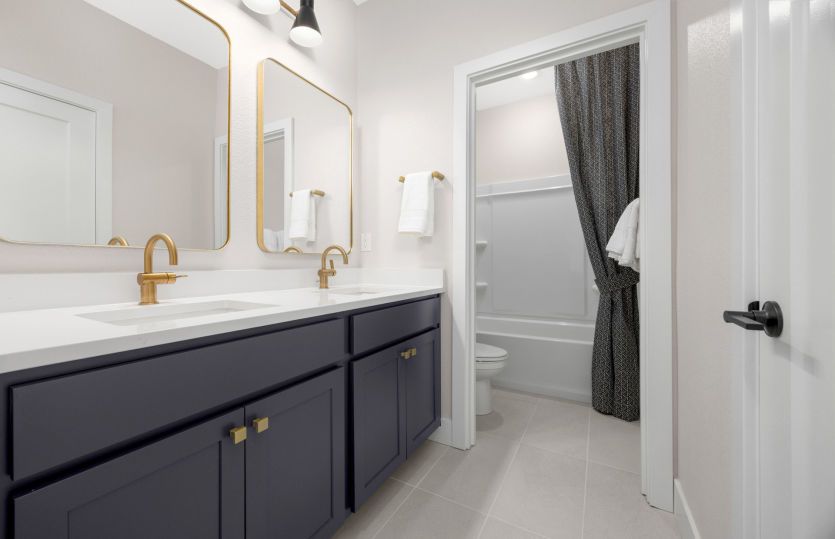 Bathroom 2 with dual vanity