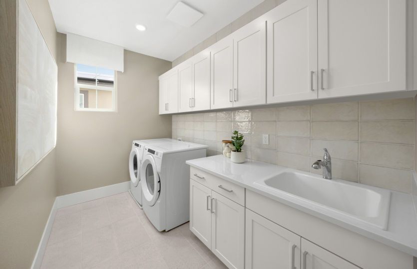 Upstairs laundry
