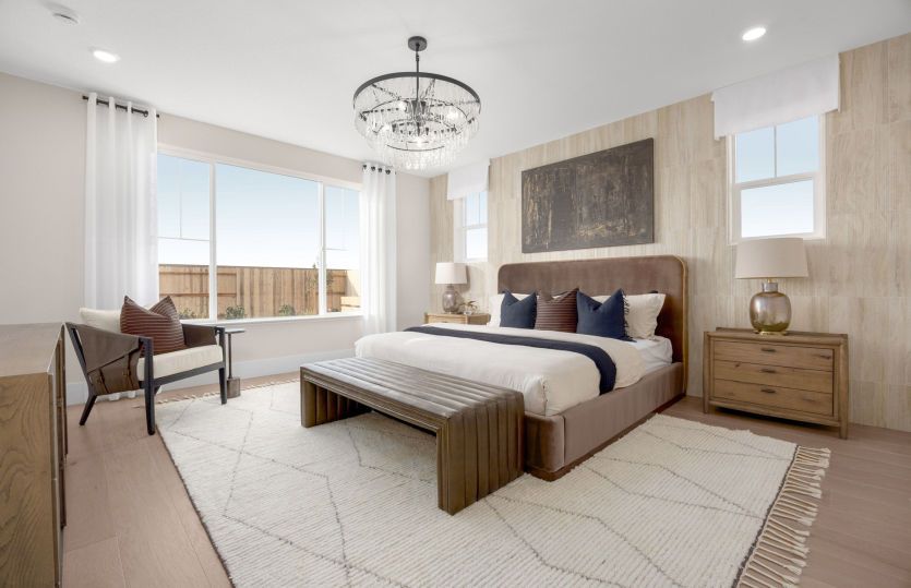 Spacious owner's suite on main level