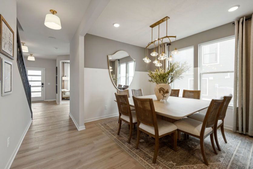 A dining room designed for memorable meals and meaningful moments.