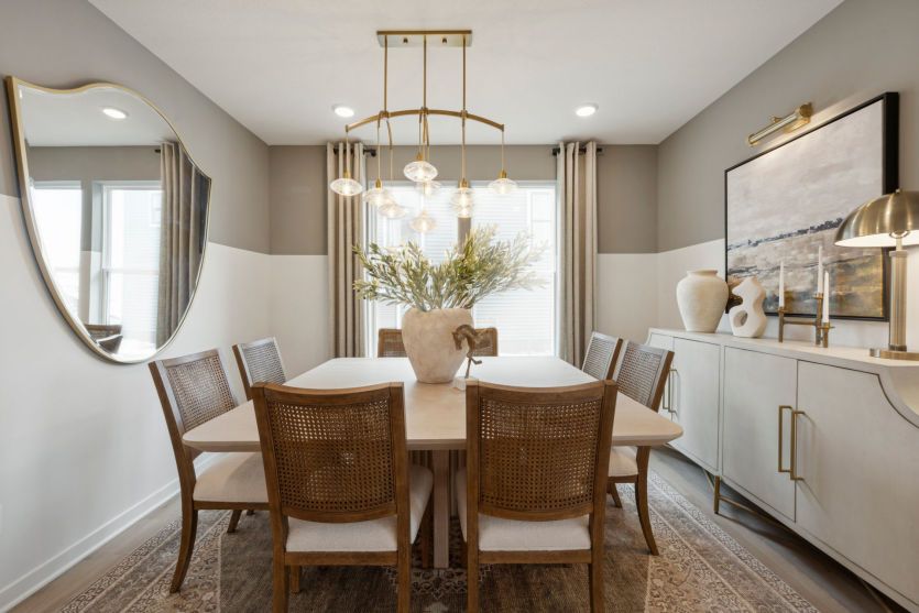 A dining room designed for memorable meals and meaningful moments.