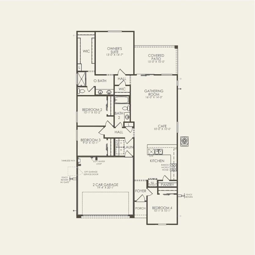 First Floor 4 br / 2 ba