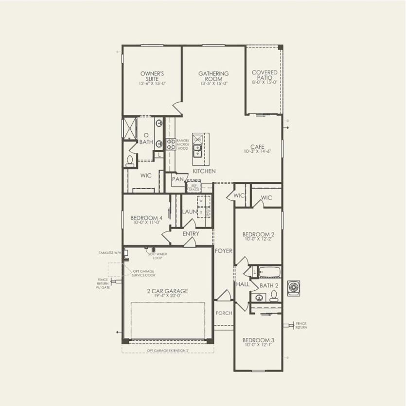 First Floor 4 br / 2 ba