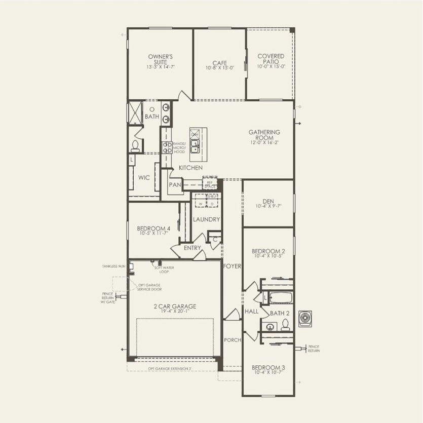 First Floor 4 br / 2 ba