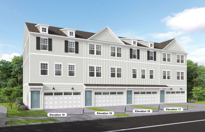 Elevations 19, 16, 18, 17