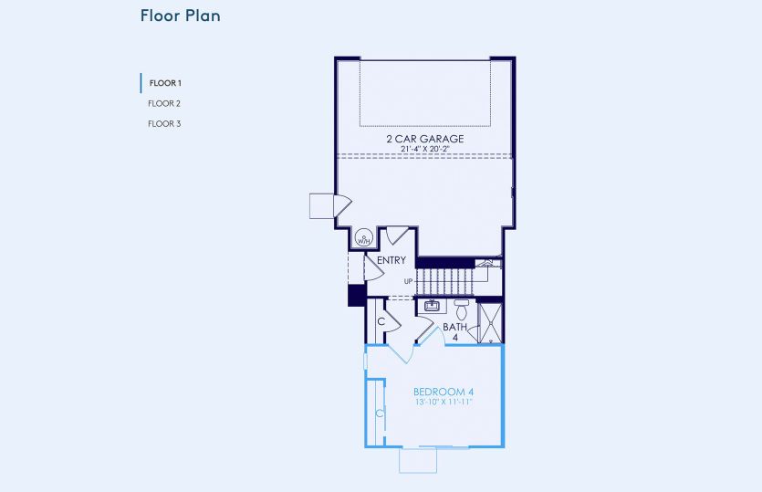 Plan 1 Floor Plan, Quick Move-In Home, Floor 1