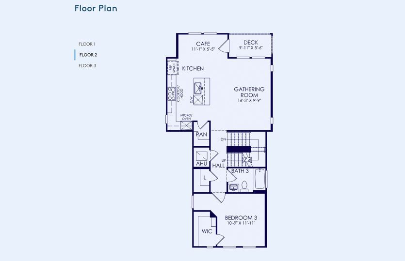 Plan 1 Floor Plan, Quick Move-In Home, Floor 2