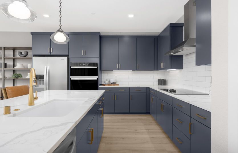 Modern kitchen with plenty of storage