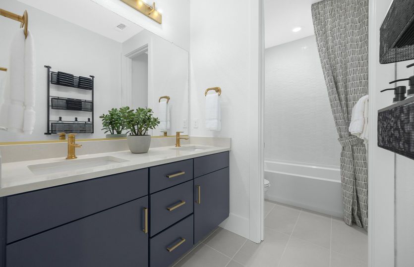 Bathroom 2 with dual vanity