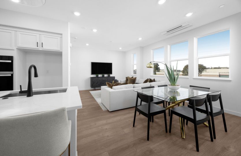 Bright and airy main living space
