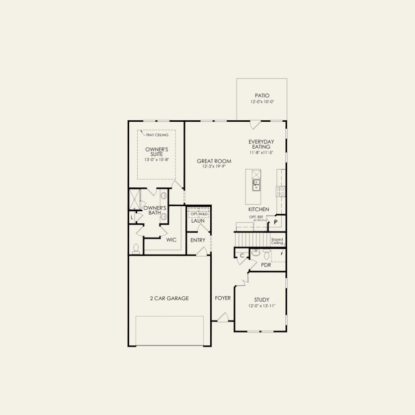 First Floor 4 br / 2 ba