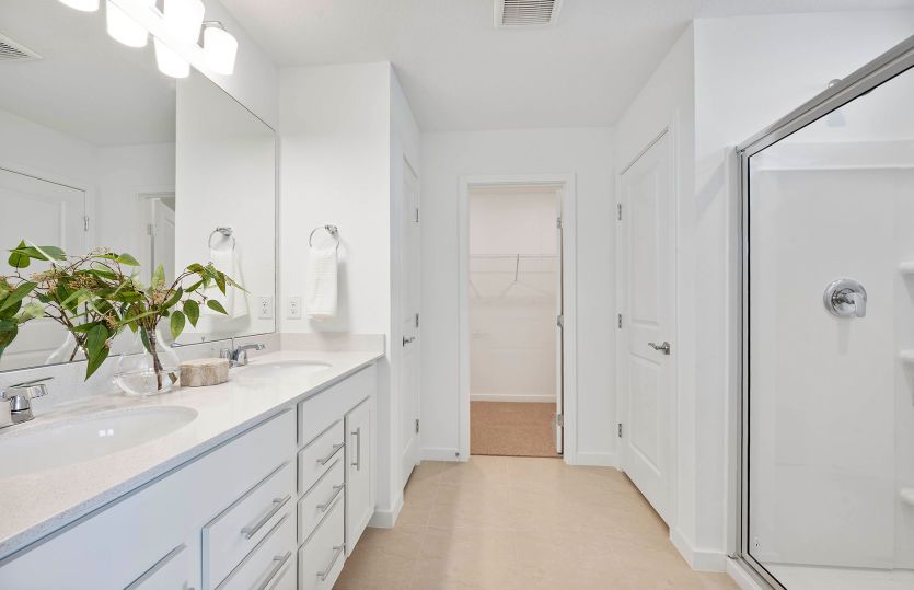 Owner's Bath with Dual Sinks