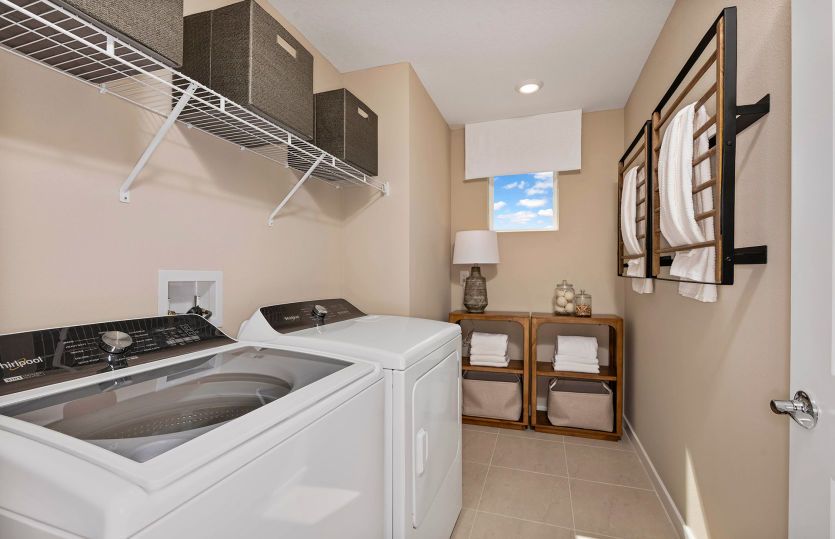Convenient Laundry Room