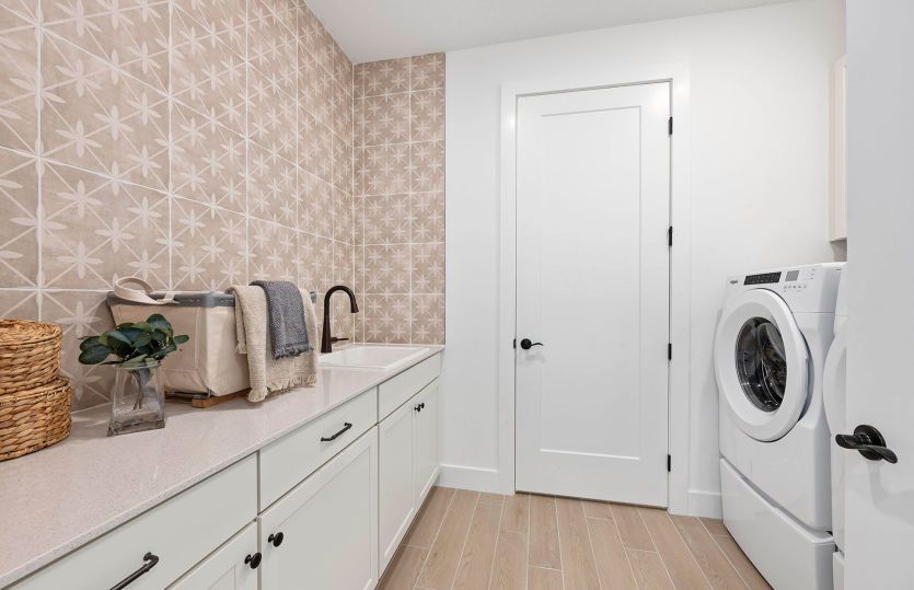 Convenient Laundry Room