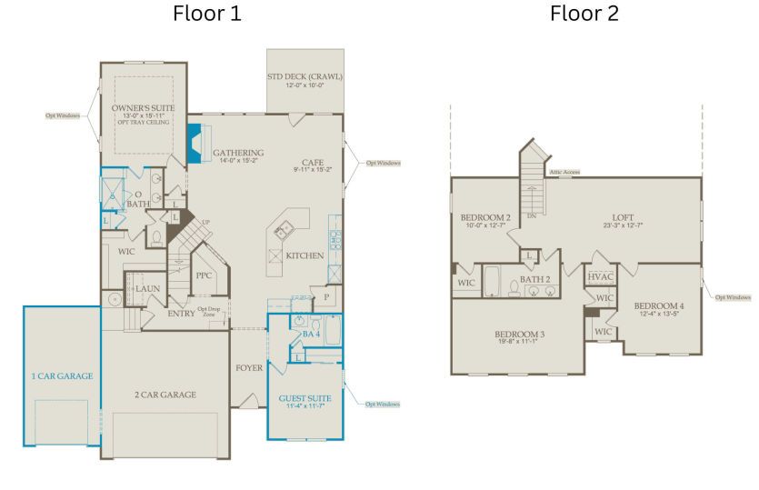 Floor Plan Level 1 & Level 2