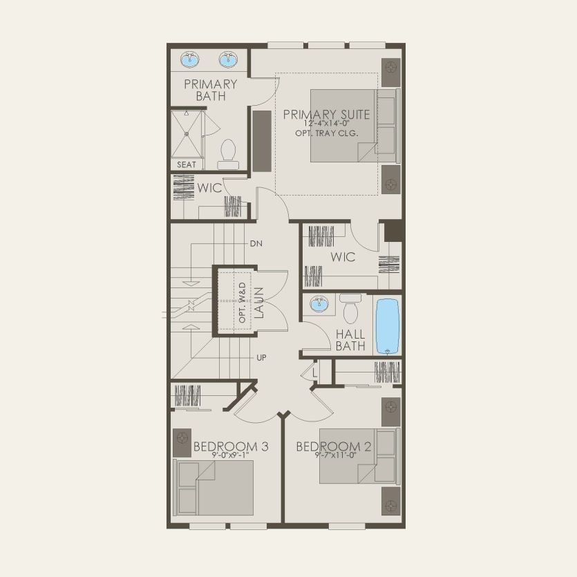 Third Floor 3 br / 2.5 ba